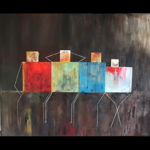 Le coeur des hommes 130/97 cm
 - Agrandir l'image