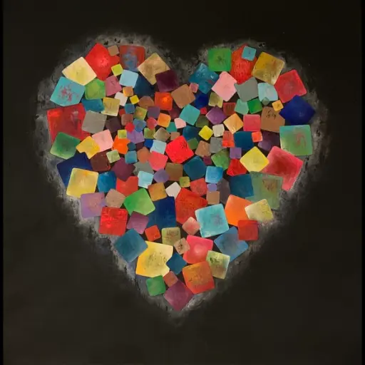 Falling in love 80/80 cm
 - Agrandir l'image