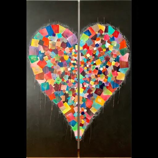 Toi + Moi = Nous 150/50 cm X2
 - Agrandir l'image
